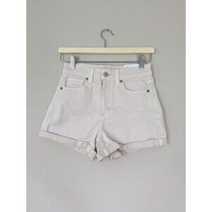 American Eagle Outfitters Light Beige Denim Jean Shorts